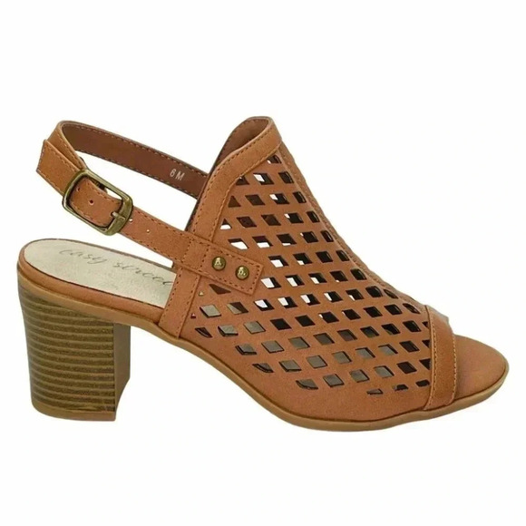 Easy Street Erin Tan Burnish Women's Sandals - Picture 2 of 13